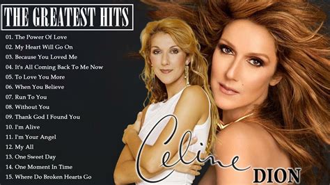 celine dion top tracks|Celine Dion the greatest hits.